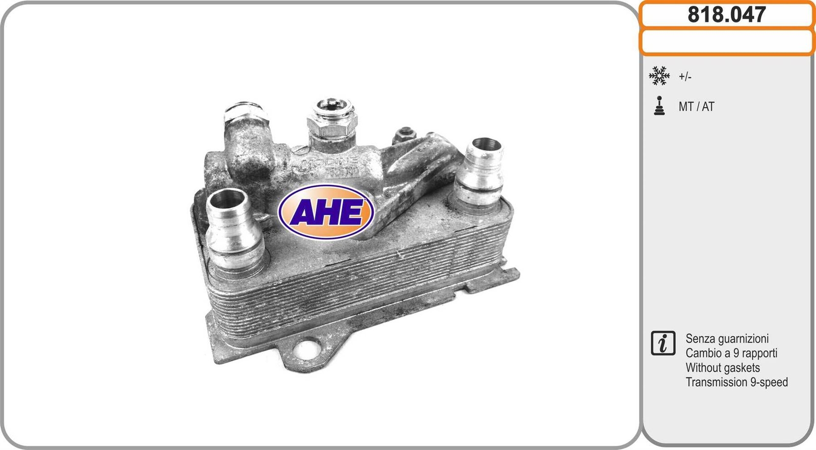 Radiateur d'huile pour Mercedes Classe C AMG C43 et C220 d'origine en aluminium