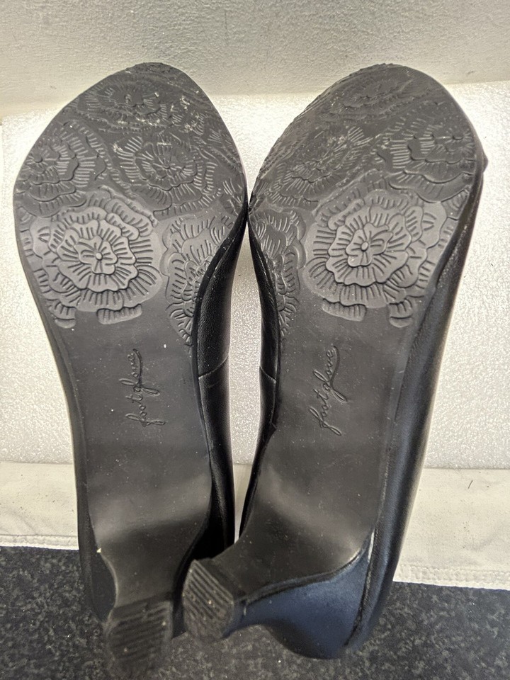 Ladies Footglove ShoesUK 6Euro 39.5Used👀Black Leather eBay