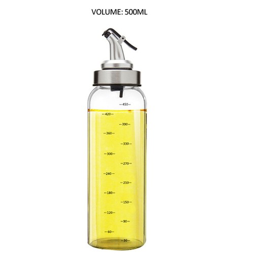 Cooking Oil Dispenser Olive Vinegar Pourer Glass Bottle Container 500/300/180ML - Picture 15 of 15