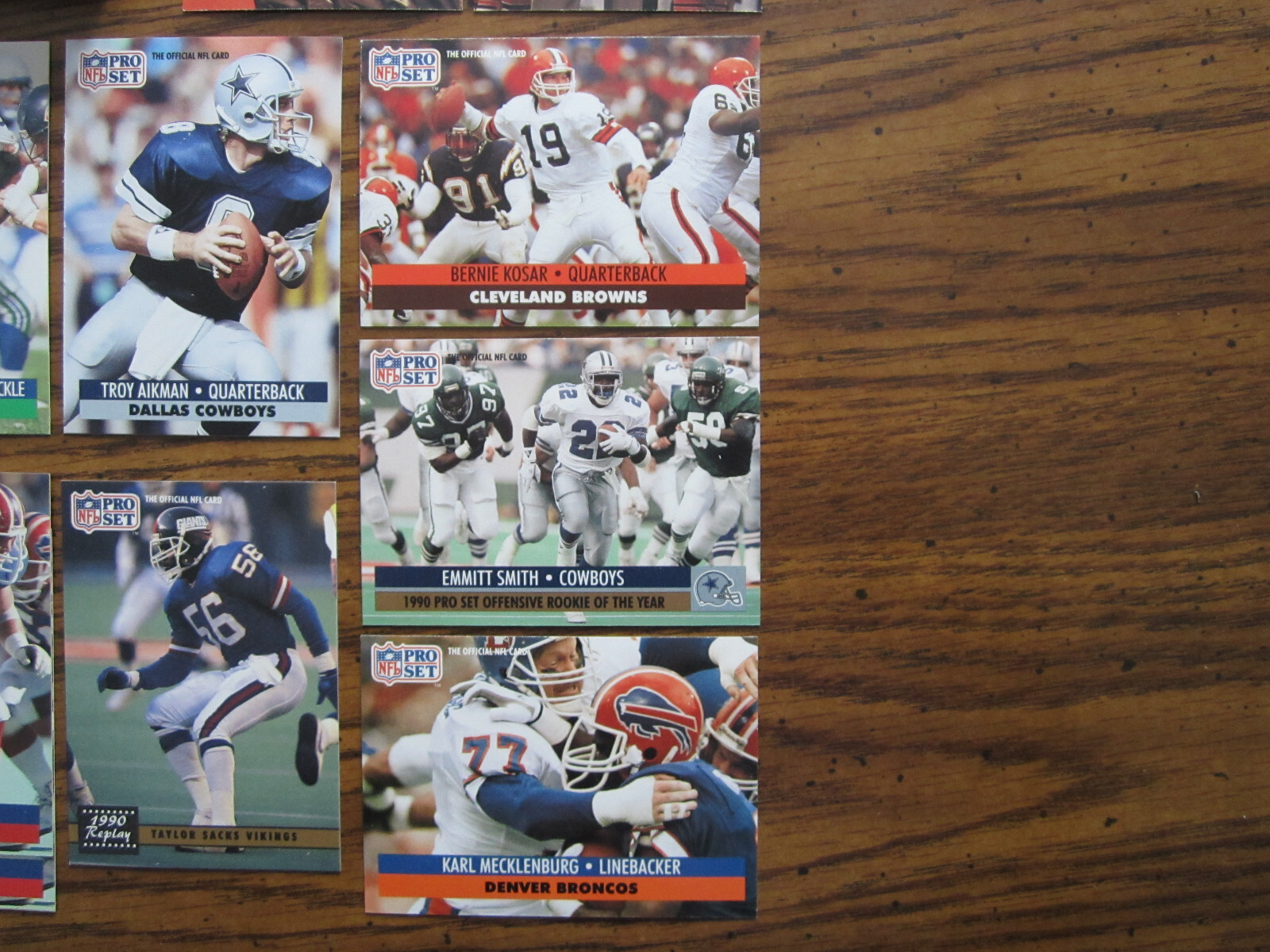 1991 NFL Pro Set Series 1 Starter lot, Belichick, Jerry Rice, Hull, 514 cards