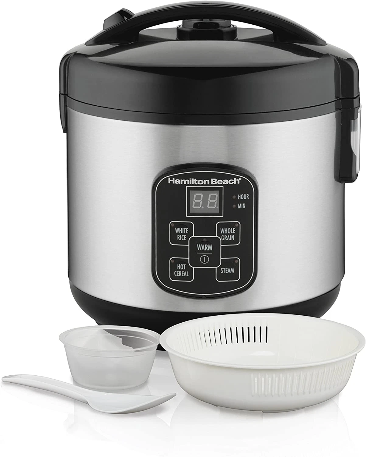 Olla Arrocera Digital Programable con Vaporera, 8 Tazas.