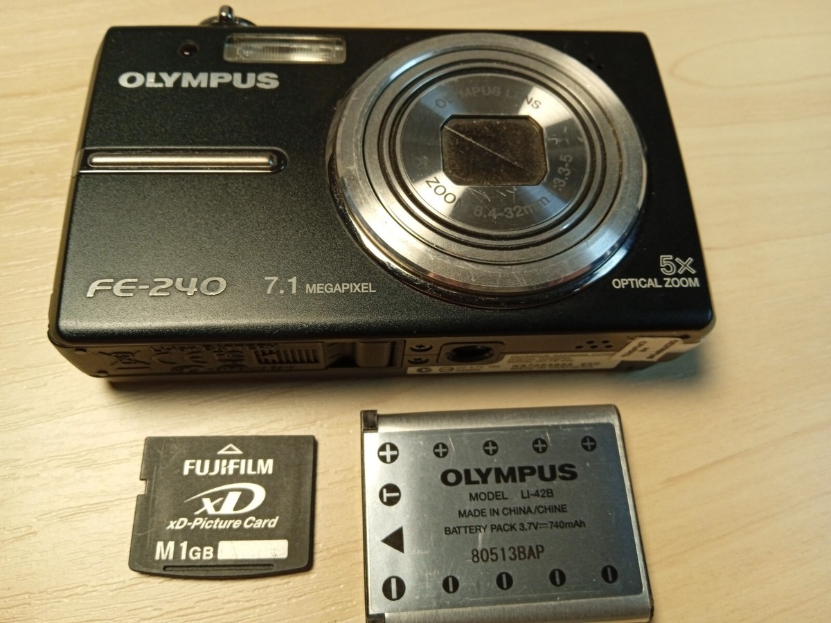 WORKING Olympus FE-240 7.1MP Digital Camera Tested | eBay