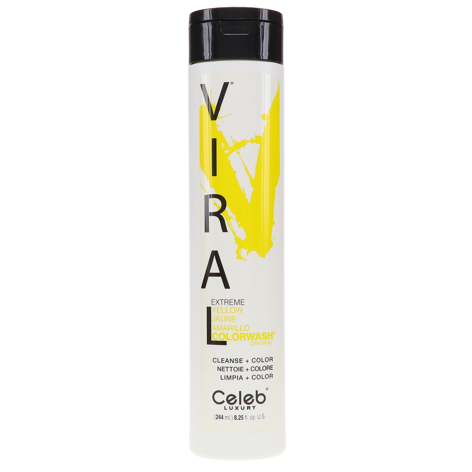 Роскошный шампунь Celeb Viral Extreme Yellow Colorwash Shampoo 8,25 унции