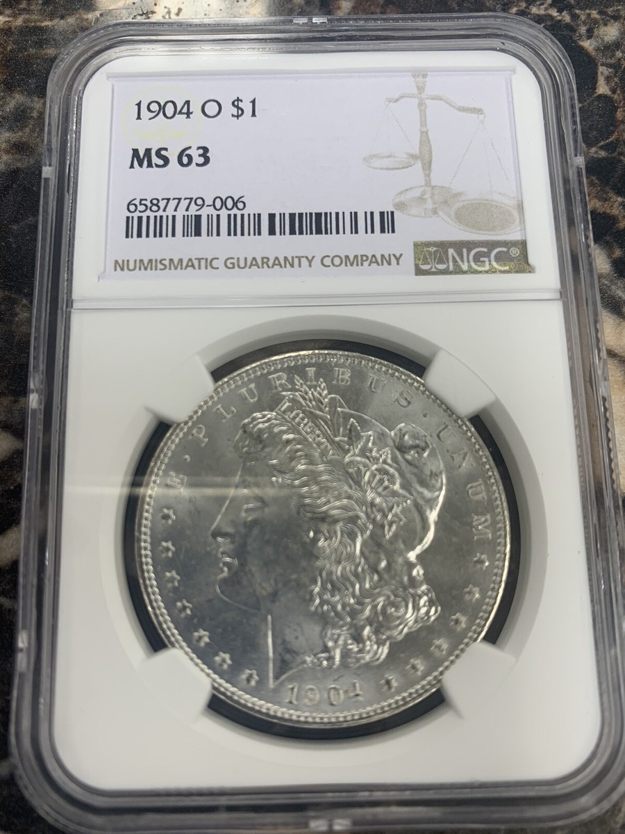1904 O $1 Morgan Silver Dollar ~ NGC MS 63. Z161 | eBay