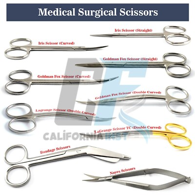 MEDENTRA Surgical Scissors Medical Dental Veterinary Microsurgery Dissecting New