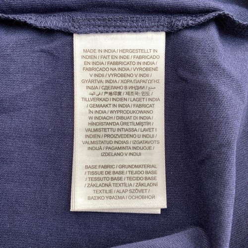 GANT Hombre Azul Marino Original Ajustado Cuello Redondo Manga Corta Camiseta - Imagen 6 de 12