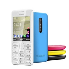 Telefono sbloccato originale Nokia 206 2060 2G doppia SIM MP3 1,3MP fotocamera bianco 2,4""