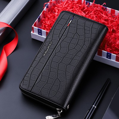 William Polo Genuine Men's High-End Wallet Genuine Leather Brand Clutch