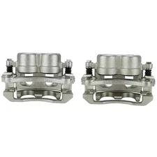 Pair For 2002-2005 Ford Explorer Front Brake Calipers w/ Bracket Accessories Kit