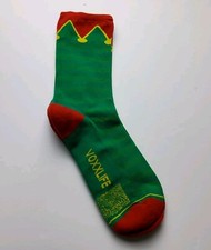 Voxx Life Stasis Neuro Socks Wellness Crew Elf Holiday Size L M 9.5-12.5 