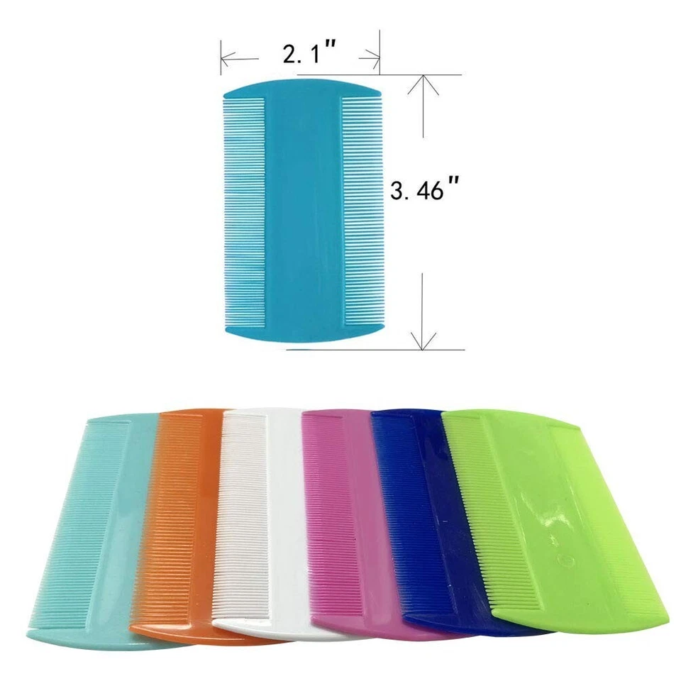 12 LICE FLEA DANDRUFF COMBS/12 PEINES FINOS PARA PIOJOS eliminación de caspa - Image 2 of 4