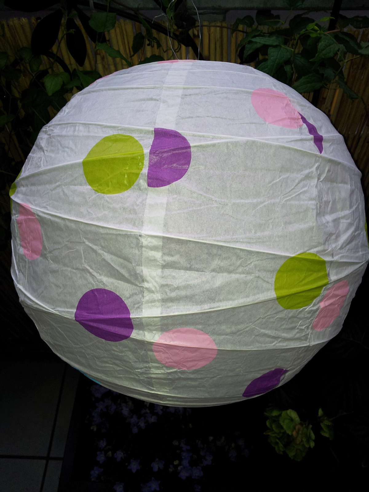 Skylantern Papier-Lampenschirm – Handgefertigte Laterne Aus Frankreich, 50 Cm In Lavendel