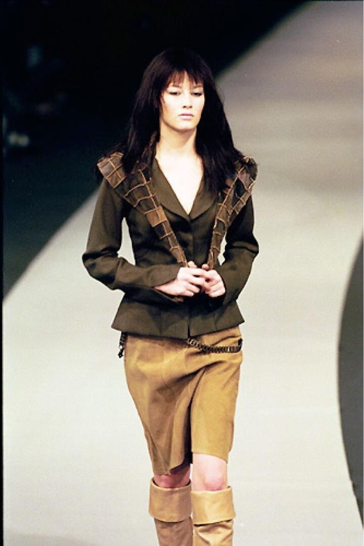 CHANEL FW1999 Choco Bar Body Bag Brown | eBay