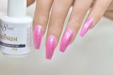 Cre8tion - LED/UV Cured Soak Off Gel 0.5 Oz Platinum  Collection - P10