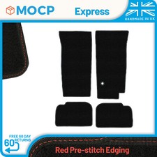 Express with Red Pre-Stitch Trim Car Mats to fit Jaguar XJ6 XJ40 1986-1994