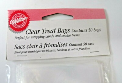 Clear Treat Bags 3 x 4 in., 100-Count
