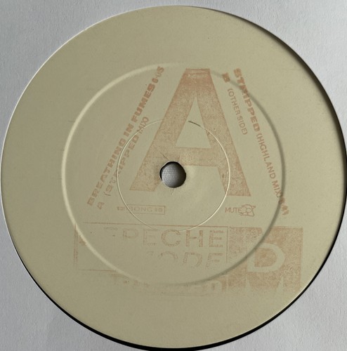 DEPECHE MODE -Breathing In Fumes- Ultra Rare UK White Label Promo +Press Release - Picture 2 of 5