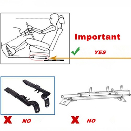 4× 3CM CAR SEAT HEIGHTEN RISE SPACER RISER KIT FOR HYUNDAI KIA DRIVER/PASSENGER - Foto 2 di 6