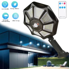 Solar Lights Outdoor 168LED Motion Sensor Flood Light Dusk to Dawn Solar Lamp