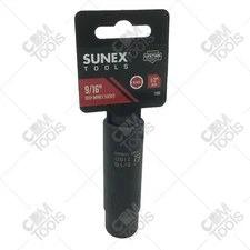 Sunex 218D 1/2" Drive Deep 9/16" Impact Socket