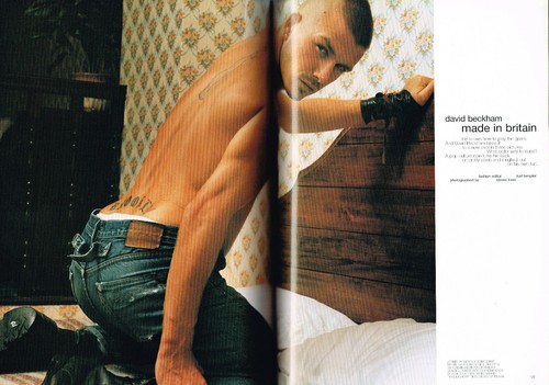 ARENA HOMME PLUS #14 DAVID BECKHAM Julien Hedquist WILT CHAMBERLAIN @Near Mint@ - Picture 3 of 12