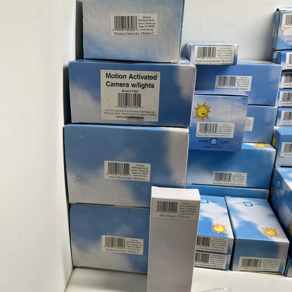 X10 Home Security System Cameras Receiver Transceiver VCR Remote & More Bundle - Image 4 of 4