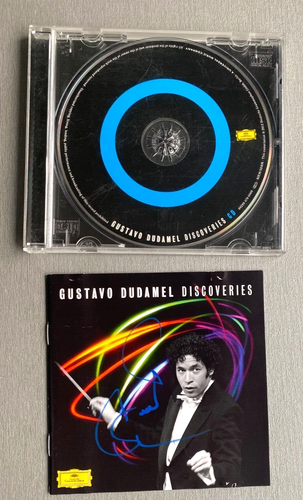 GUSTAVO DUDAMEL Dirigent In-person signed CD-Album booklet Autogramm - Picture 2 of 2
