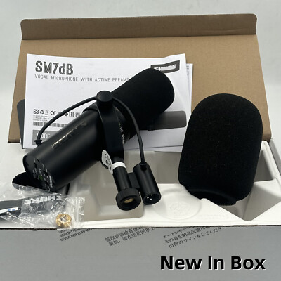 NEW SM7DB Active Dynamic Cardioid Vocal Microphone with Built-in Preamp