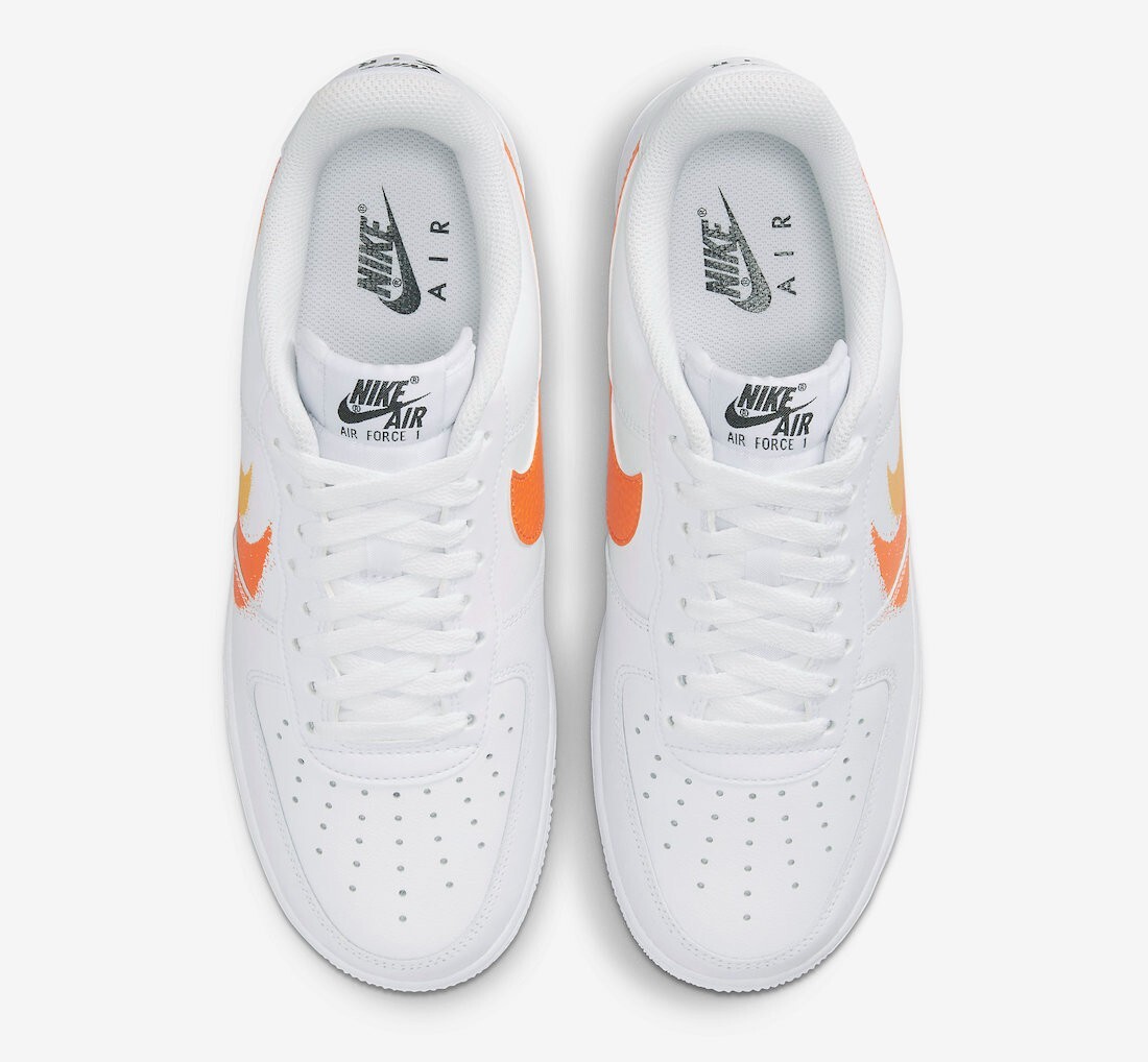 ◆送料無料◆NIKE◆AIR FORCE 1 '07 LOW ORANGE◆関税/送料込◆ Nike Air Force 1 Low 'Orange Swoosh' CD0888-100