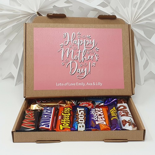 Caja de regalo personalizada para el Día de la Madre cesta galletas abrazo en caja té dulce - Imagen 15 de 19