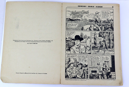 Vintage COWBOY Comic Album No.4 1954 Collectible Western - Picture 8 of 19