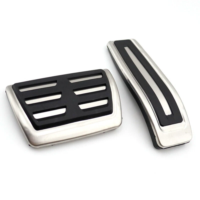 Steel LHD Car Gas Brake Pedal Covers For Audi Q7 Volkswagen Touareg Cayenne - Imagem 2 de 4