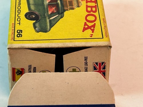 Matchbox No 56 Fiat 1500 Sedan with Original Box - Picture 6 of 14