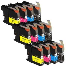 12 x LC103 XL Ink For Brother MFC-J470DW MFC-J475DW MFC-J870DW New Version CHIP