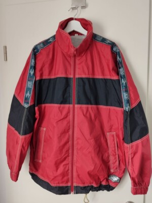 Vintage 90s Windbreaker Regenjacke M   Retro Oldschool Lightweight Jacket