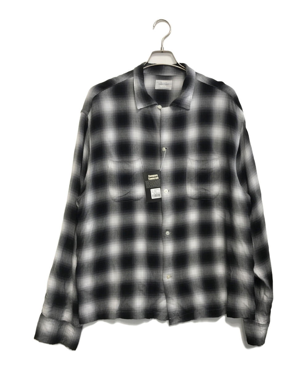 TOWN CRAFT ombre check shirt Size: L Black Men | eBay TOWN CRAFT ombre check shirt Size: L Black Men | eBay