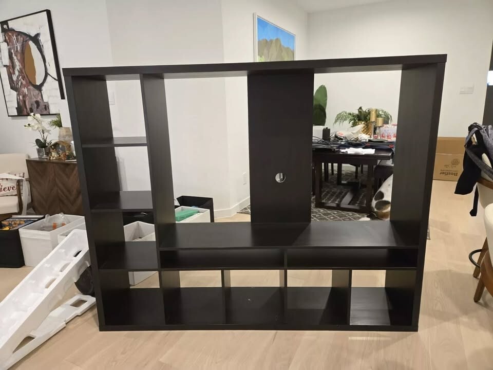 99% New Black Ikea Lappland TV Entertainment Center | eBay