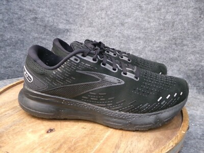 Brooks Men's Glycerin 20 Triple Black Athletic Running Shoes Sneakers Size 11 D