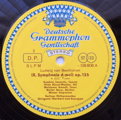 Ludwig van Beethoven - Berliner Philharmoniker / Herbert von Karajan - IX. Symph - Picture 4 of 5