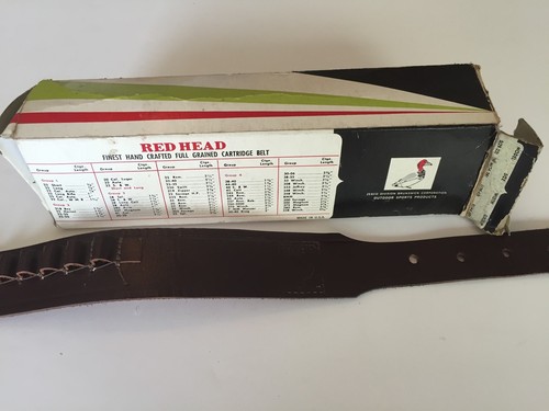 VINTAGE RED HEAD Cartridge BELT .22 Caliber SIZE S USA Mod96 C - Picture 10 of 11