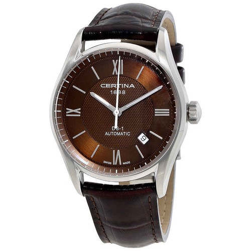 Certina DS 1 Automatic Brown Dial Men's Watch C0064071629800 - Picture 1 of 3