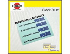 JAPAN MATERIAL SMALL YOKOHAMA ADVAN RACING RG3 REPLACEMENT BLACK BLUE