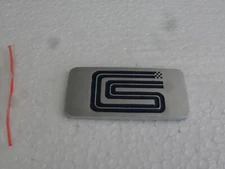 NOS Carroll Shelby Racing CS Track Logo Billet Emblem Cobra Daytona Mustang GT