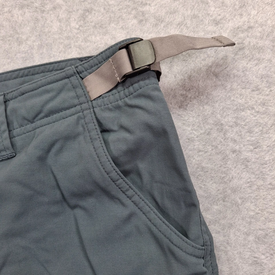 Pantalones Cortos Carga LL Bean Cinturón Hombres XL Azul Nylon Senderismo Aire Libre Gorp Foto 4 de 4