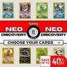 2000 Pokemon Neo Discovery: Choose Your Card/Complete Your Set! Up to 40% off!