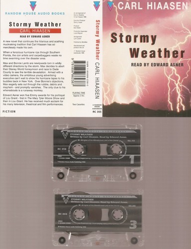 Stormy Weather by Carl Hiaasen (2 x Audio cassette 1996) Read By Edward Asner - Bild 3 von 3