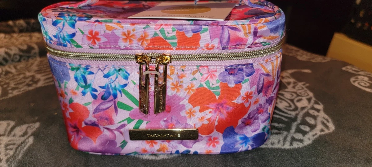 Tartan and Twine Tropical Floral Train case set NWT