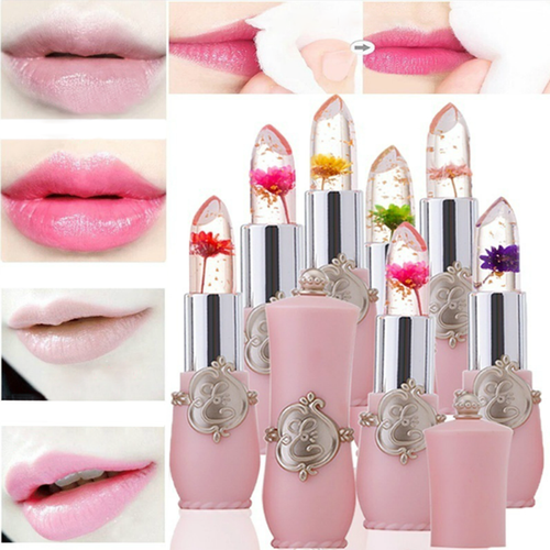 花口红颜色果冻透明魔法变化的嘴唇温度变化 Ebay