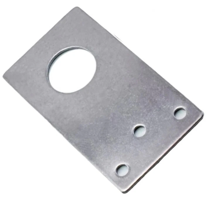 Soporte de guardabarros plano de acero inoxidable NMO 3/4 orificios montaje antena móvil tranvía 1255-F Foto 3 de 3