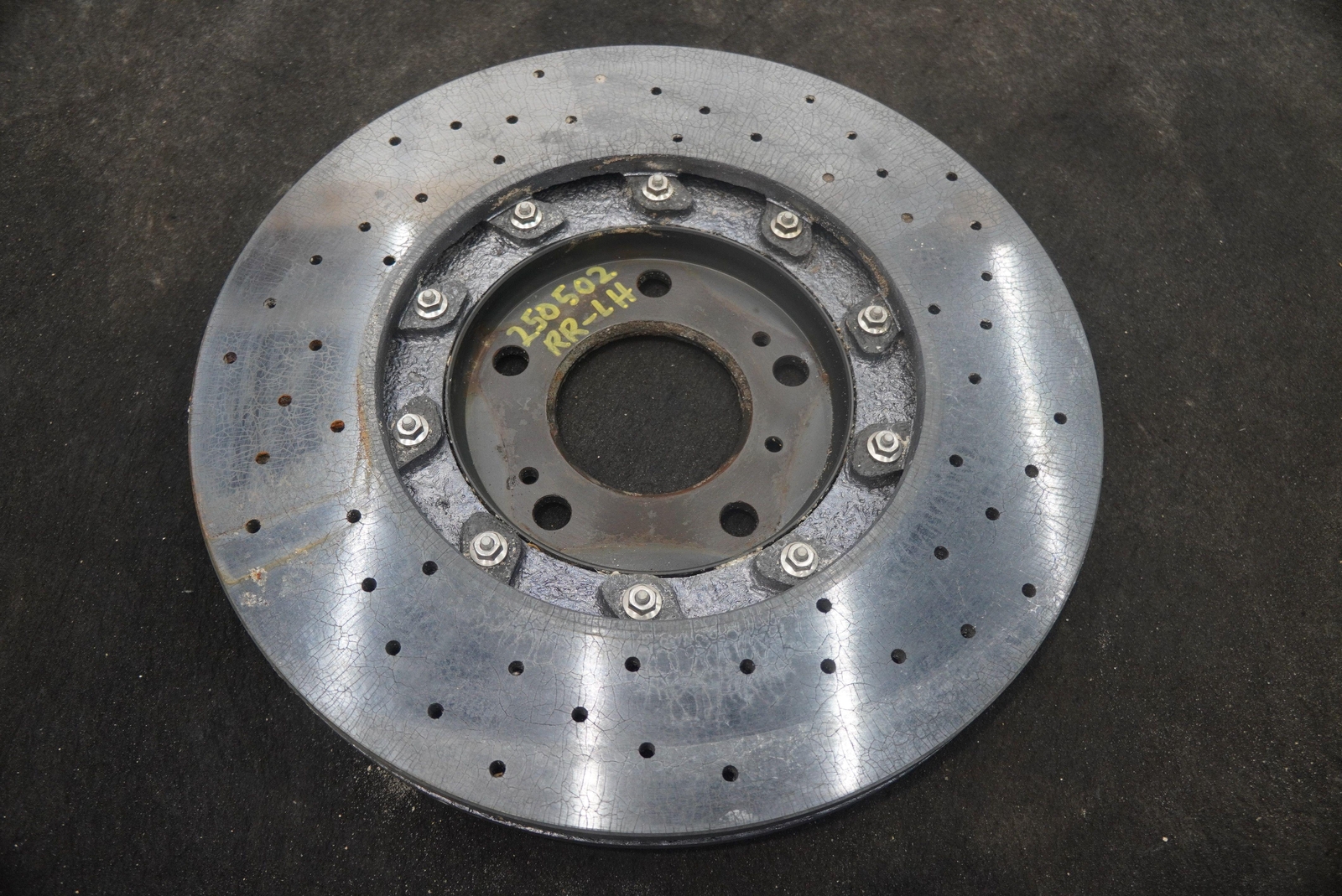 Rear Left Carbon Ceramic Disc Brake Rotor 4M0615601AB OEM Lamborghini Urus